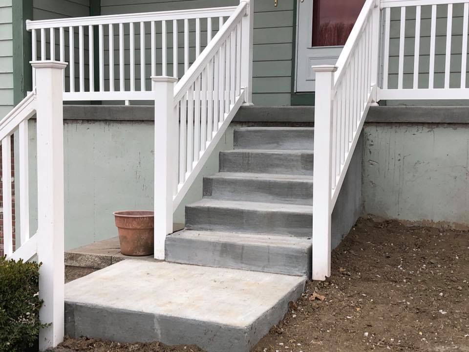 Porch and steps