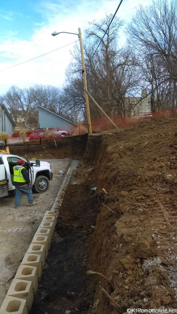 Getting stated on a retaining wall